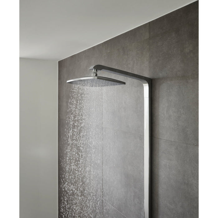 Hansgrohe Raindance E Showerpipe 360 1Jet Ecosmart with Thermostatic Shower Mixer - Unbeatable Bathrooms