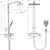 Hansgrohe Raindance E Showerpipe 360 1Jet Ecosmart with Thermostatic Shower Mixer - Unbeatable Bathrooms