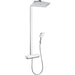 Hansgrohe Raindance E Showerpipe 360 1Jet Ecosmart with Thermostatic Shower Mixer - Unbeatable Bathrooms