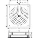 Hansgrohe Raindance Overhead Shower 260/260 1Jet - Chrome - Unbeatable Bathrooms