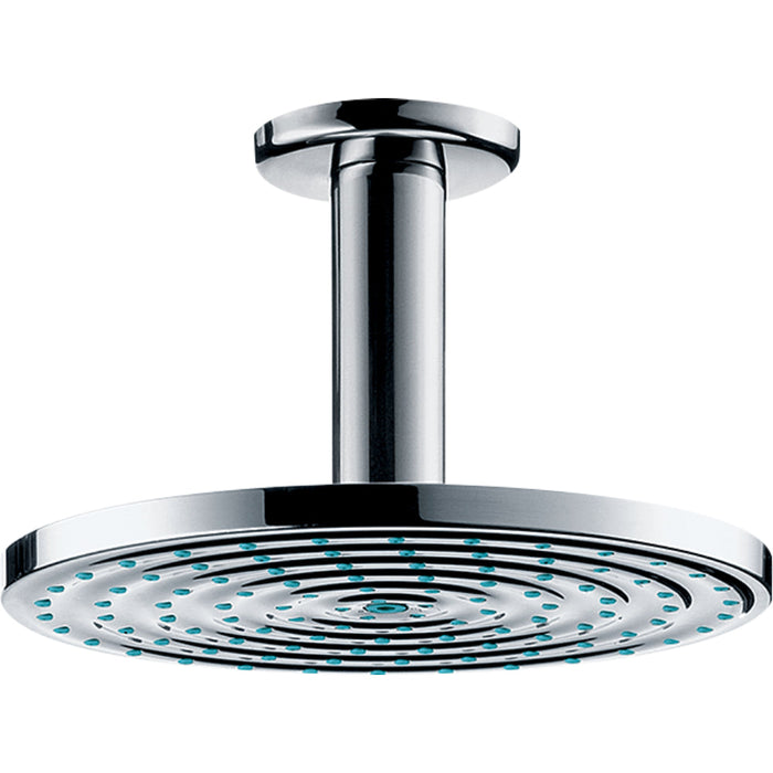 Hansgrohe Raindance S Overhead Shower 180 1Jet Rainair with Ceiling Connector - Chrome - Unbeatable Bathrooms