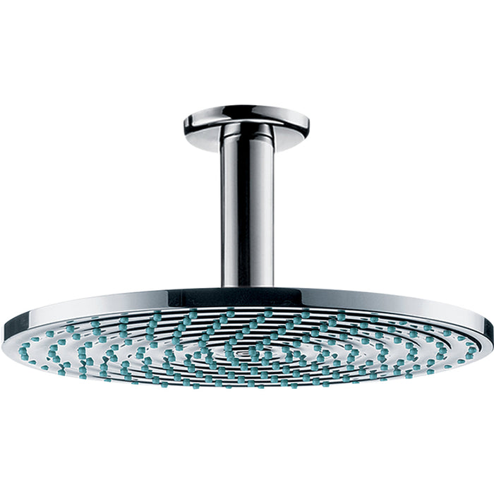 Hansgrohe Raindance S Overhead Shower 240 1Jet Ecosmart with Ceiling Connector - Chrome - Unbeatable Bathrooms
