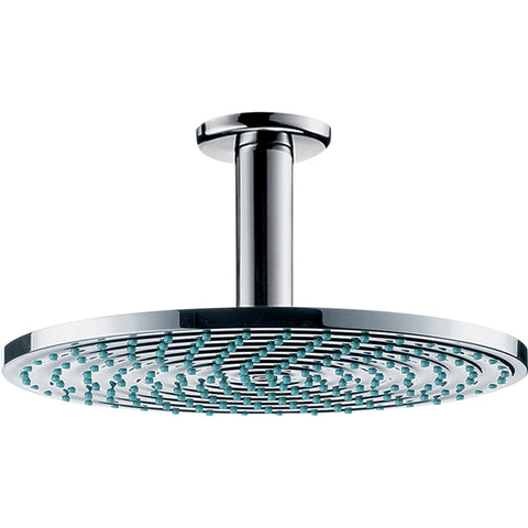 Hansgrohe Raindance S Overhead Shower 240 1Jet with Ceiling Connector - Chrome - Unbeatable Bathrooms