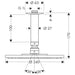Hansgrohe Raindance S Overhead Shower 240 1Jet with Ceiling Connector - Chrome - Unbeatable Bathrooms