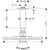 Hansgrohe Raindance S Overhead Shower 240 1Jet Ecosmart with Ceiling Connector - Chrome - Unbeatable Bathrooms