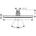 Hansgrohe Raindance S Overhead Shower 240 1Jet Powderrain Ecosmart - Unbeatable Bathrooms