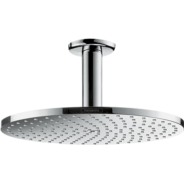 Hansgrohe Raindance S Overhead Shower 240 1Jet Powderrain with Ceiling Connector - Chrome - Unbeatable Bathrooms