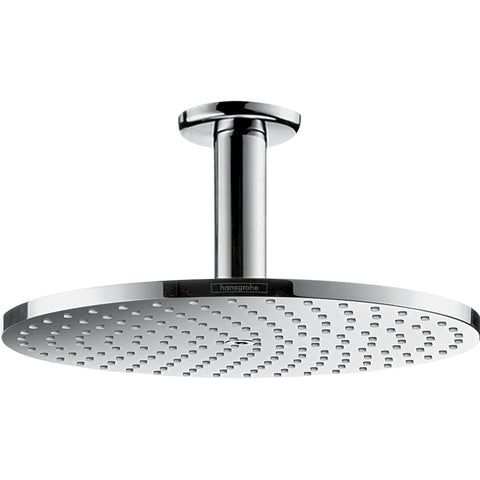 Hansgrohe Raindance S Overhead Shower 240 1Jet Powderrain with Ceiling Connector - Chrome - Unbeatable Bathrooms