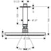 Hansgrohe Raindance S Overhead Shower 240 1Jet Powderrain with Ceiling Connector - Chrome - Unbeatable Bathrooms
