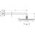 Hansgrohe Raindance S Overhead Shower 240 1Jet Powderrain with Shower Arm - Chrome - Unbeatable Bathrooms