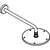Hansgrohe Raindance S Overhead Shower 240 1Jet Powderrain with Shower Arm - Chrome - Unbeatable Bathrooms