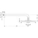 Hansgrohe Raindance S Overhead Shower 240 1Jet with Shower Arm - Chrome - Unbeatable Bathrooms