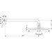 Hansgrohe Raindance S Overhead Shower 240 1Jet with Shower Arm - Chrome - Unbeatable Bathrooms