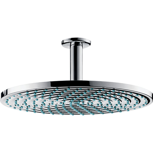 Hansgrohe Raindance S Overhead Shower 300 1Jet Ecosmart with Ceiling Connector - Chrome - Unbeatable Bathrooms