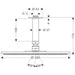 Hansgrohe Raindance S Overhead Shower 300 1Jet with Ceiling Connector - Chrome - Unbeatable Bathrooms