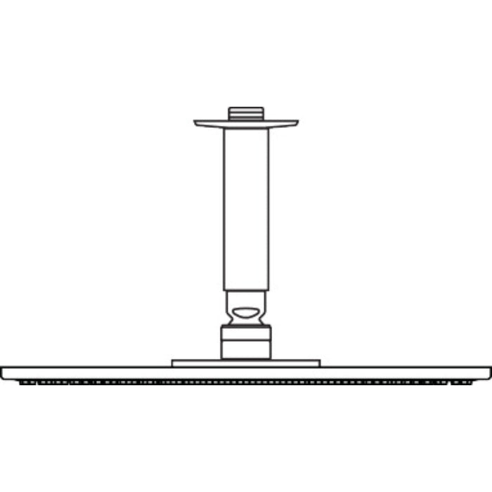 Hansgrohe Raindance S Overhead Shower 300 1Jet with Ceiling Connector - Chrome - Unbeatable Bathrooms
