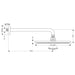 Hansgrohe Raindance S Overhead Shower 300 1Jet Ecosmart with Shower Arm - Chrome - Unbeatable Bathrooms
