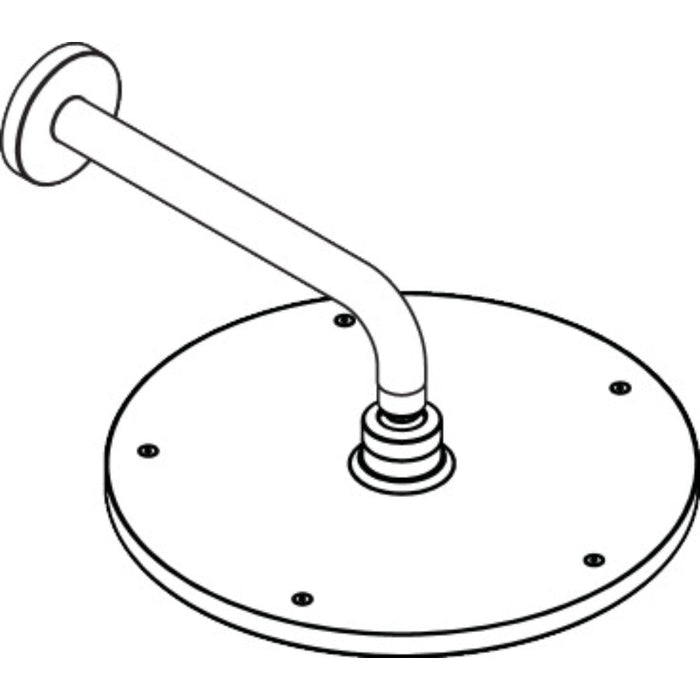 Hansgrohe Raindance S Overhead Shower 300 1Jet with Shower Arm 39 cm - Chrome - Unbeatable Bathrooms
