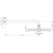 Hansgrohe Raindance S Overhead Shower 300 1Jet with Shower Arm 46 cm - Chrome - Unbeatable Bathrooms