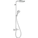 Hansgrohe Raindance S Showerpipe 240 1Jet Powderrain Ecosmart+ with Thermostat - Unbeatable Bathrooms