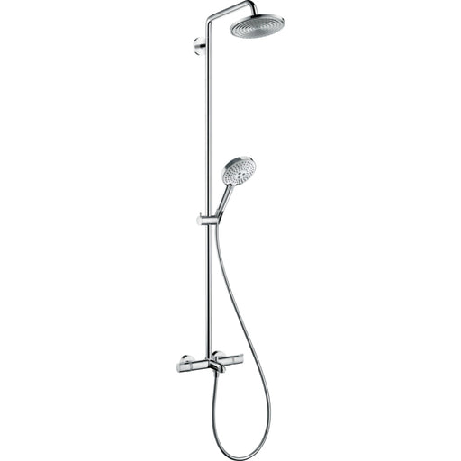 Hansgrohe Raindance S Showerpipe 240 1Jet with Thermostatic Bath Mixer - Chrome - Unbeatable Bathrooms