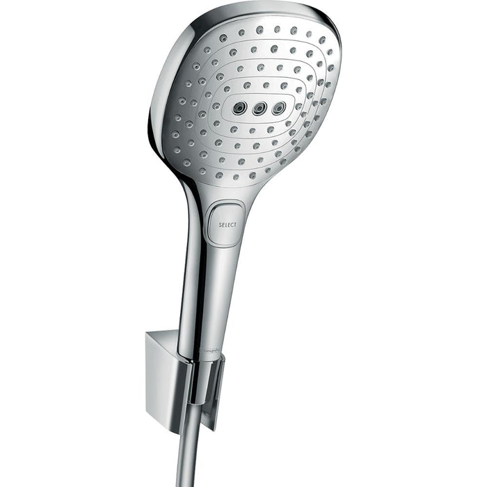 Hansgrohe Raindance Select E Shower Holder Set 120 3Jet with Shower Hose 160 cm - Unbeatable Bathrooms