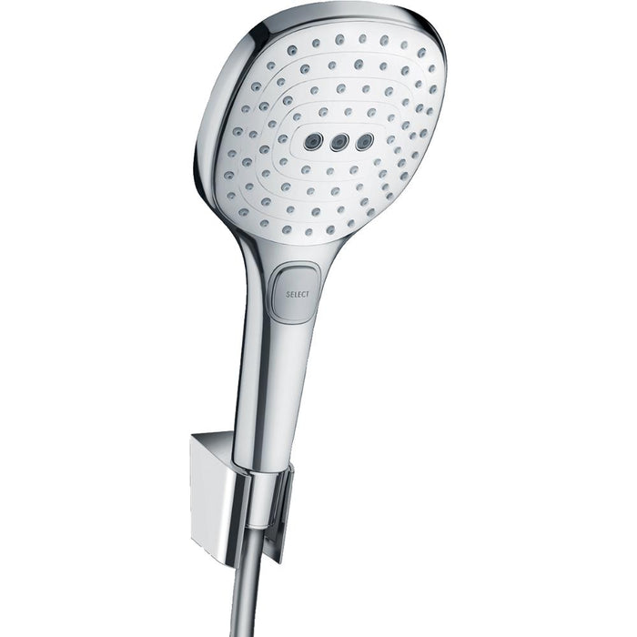 Hansgrohe Raindance Select E Shower Holder Set 120 3Jet with Shower Hose 160 cm - Unbeatable Bathrooms