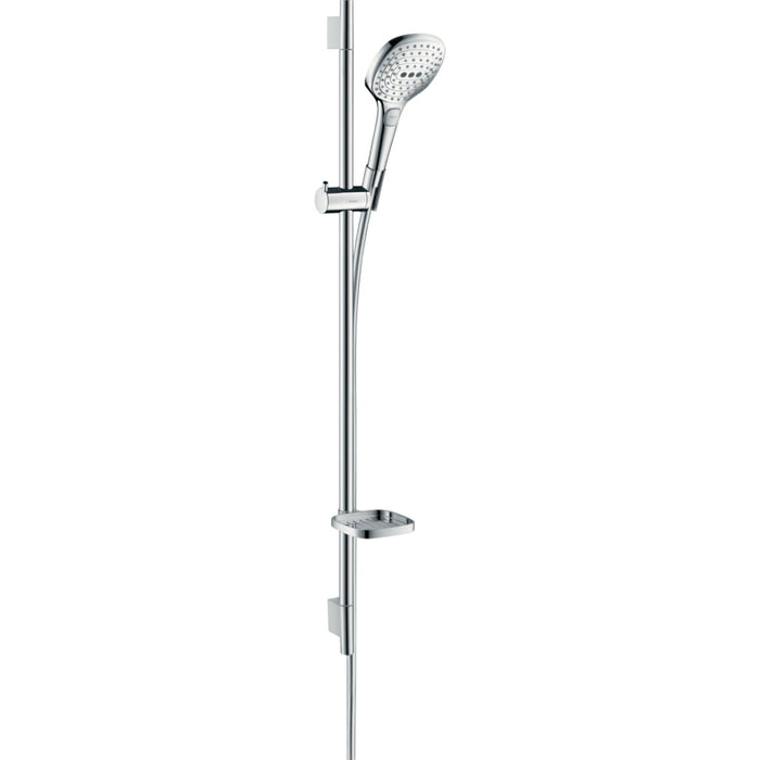 Hansgrohe Raindance Select E Shower Set 120 3Jet with Shower Rail 90 cm and Soap Dish - Unbeatable Bathrooms