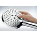 Hansgrohe Raindance Select S Shower Holder Set 120 3Jet Powderrain with Shower Hose 160 cm - Chrome - Unbeatable Bathrooms