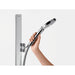 Hansgrohe Raindance Select S Shower Set 120 3Jet with Shower Bar 150 cm and Shelves - Chrome - Unbeatable Bathrooms