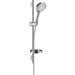 Hansgrohe Raindance Select S Shower Set 120 3Jet Powderrain with Shower Bar 65 cm and Soap Dish - Chrome - Unbeatable Bathrooms