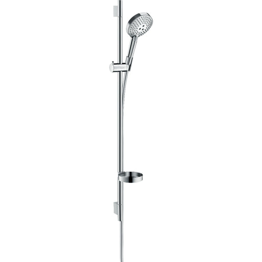 Hansgrohe Raindance Select S Shower Set 120 3Jet Powderrain with Shower Rail 90 cm - Chrome - Unbeatable Bathrooms