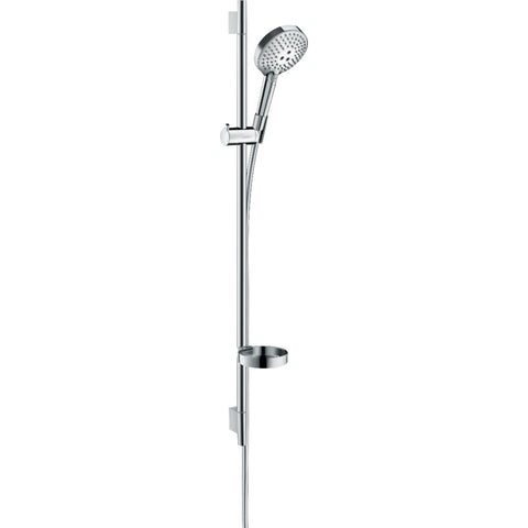 Hansgrohe Raindance Select S Shower Set 120 3Jet Powderrain with Shower Rail 90 cm - Chrome - Unbeatable Bathrooms