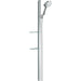 Hansgrohe Raindance Select S Shower Set 120 3Jet with Shower Bar 150 cm and Shelves - Chrome - Unbeatable Bathrooms