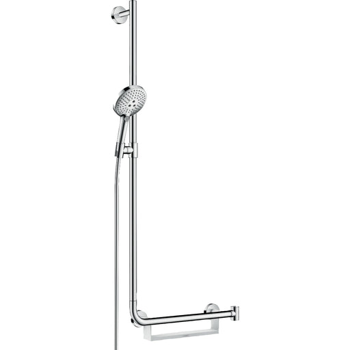 Hansgrohe Raindance Select S Shower Set 120 3Jet with Shower Rail 110 cm Left - Chrome - Unbeatable Bathrooms