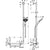 Hansgrohe Raindance Select S Shower Set 120 3Jet with Shower Rail 110 cm Right - Chrome - Unbeatable Bathrooms