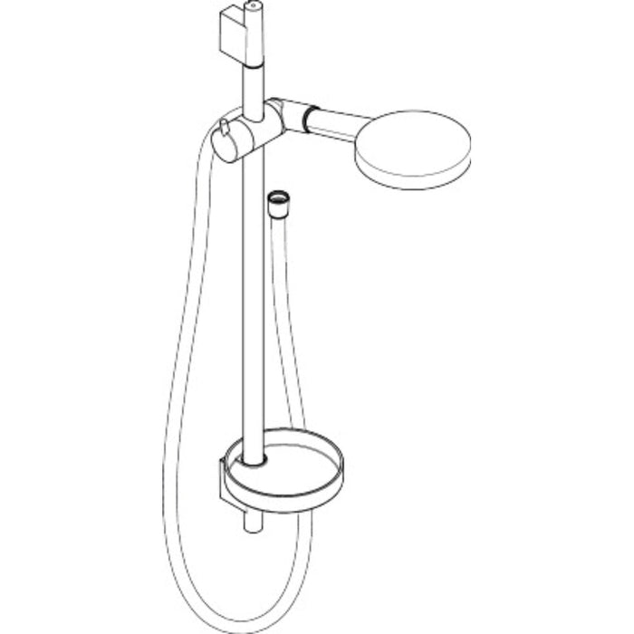 Hansgrohe Raindance Select S Shower Set 120 3Jet with Shower Rail 65 cm and Soap Dish - Unbeatable Bathrooms