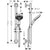Hansgrohe Raindance Select S Shower Set 120 3Jet with Shower Rail 65 cm - Chrome - Unbeatable Bathrooms