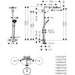 Hansgrohe Raindance S Showerpipe 240 1Jet Powderrain Ecosmart+ with Thermostat - Unbeatable Bathrooms