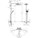 Hansgrohe Raindance Select S Showerpipe 240 2Jet with Thermostatic Shower Mixer - Unbeatable Bathrooms
