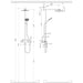 Hansgrohe Raindance Showerpipe 240 1Jet Ecosmart with Thermostatic Shower Mixer - Chrome - Unbeatable Bathrooms