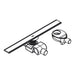 Hansgrohe Raindrain Allround Complete Set 700 Shower Drain and Installation Set For Standard/Flat Installation - Brushed Stainless Steel - Unbeatable Bathrooms
