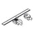 Hansgrohe Raindrain Allround Complete Set 800 Shower Drain and Installation Set For Standard/Flat Installation - Brushed Stainless Steel - Unbeatable Bathrooms