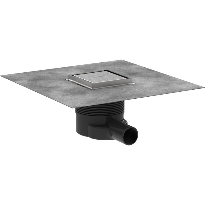 Hansgrohe Raindrain Brilliance Complete Set Point Drain 100/100 Tileable Rear Cover - Unbeatable Bathrooms