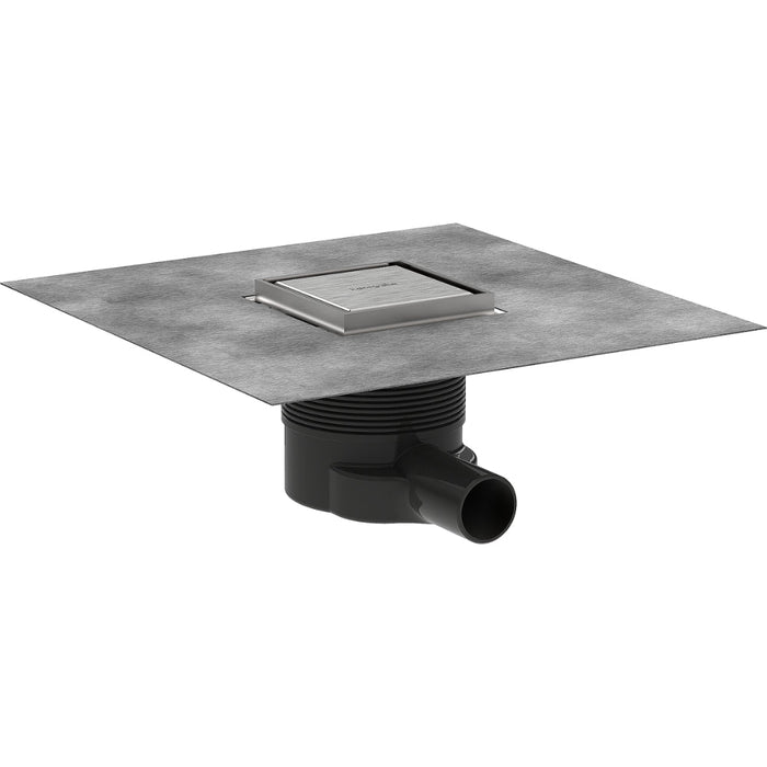 Hansgrohe Raindrain Brilliance Complete Set Point Drain 100/100 Tileable Rear Cover - Unbeatable Bathrooms