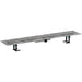 Hansgrohe Raindrain Compact Complete Set Shower Drain 1000 For Flat Installation - Brushed Stainless Steel - Unbeatable Bathrooms