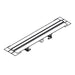 Hansgrohe Raindrain Compact Complete Set Shower Drain 1000 For Standard Installation - Brushed Stainless Steel - Unbeatable Bathrooms