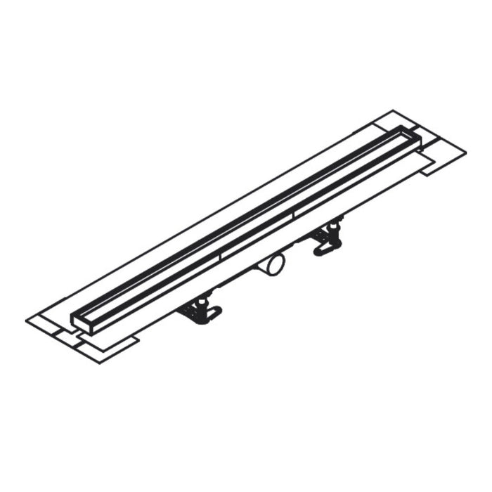 Hansgrohe Raindrain Compact Complete Set Shower Drain 1000 For Standard Installation - Unbeatable Bathrooms