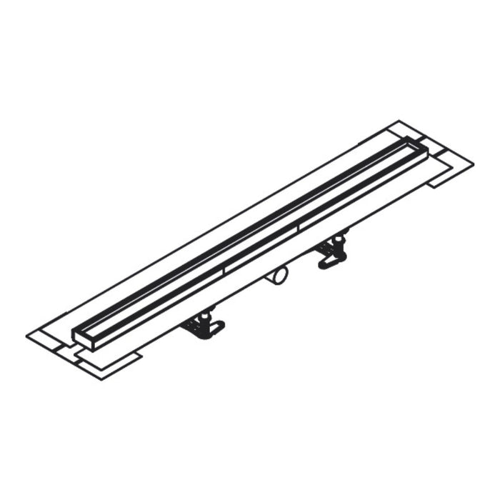 Hansgrohe Raindrain Compact Complete Set Shower Drain 1000 Tileable For Flat Installation - Unbeatable Bathrooms