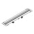 Hansgrohe Raindrain Compact Complete Set Shower Drain 1200 For Flat Installation - Brushed Stainless Steel - Unbeatable Bathrooms
